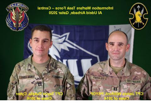 CPT James Williford, USM met with CPT Taylor Puksta, while they were both OCONUS